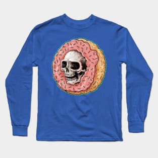 Donut skull Long Sleeve T-Shirt